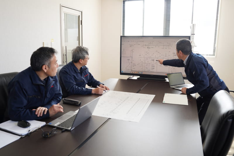 開発・改良のフィードバック・打ち合わせ