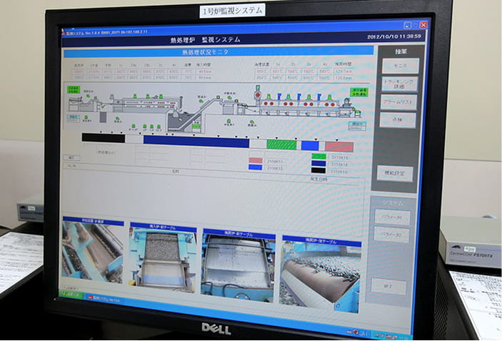 PCシステム・ゾーンセパレータ付焼戻炉