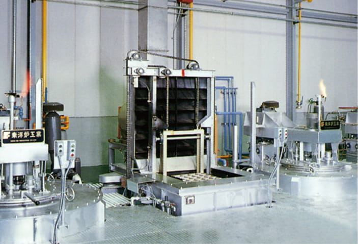 ピット型熱処理炉・バッチ型熱処理ライン